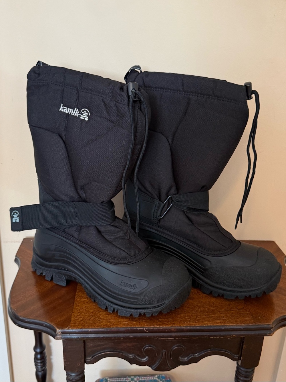 Kamik Black Men’s Winter Snow Boot - Greenbay 4 - Picture 3 of 9